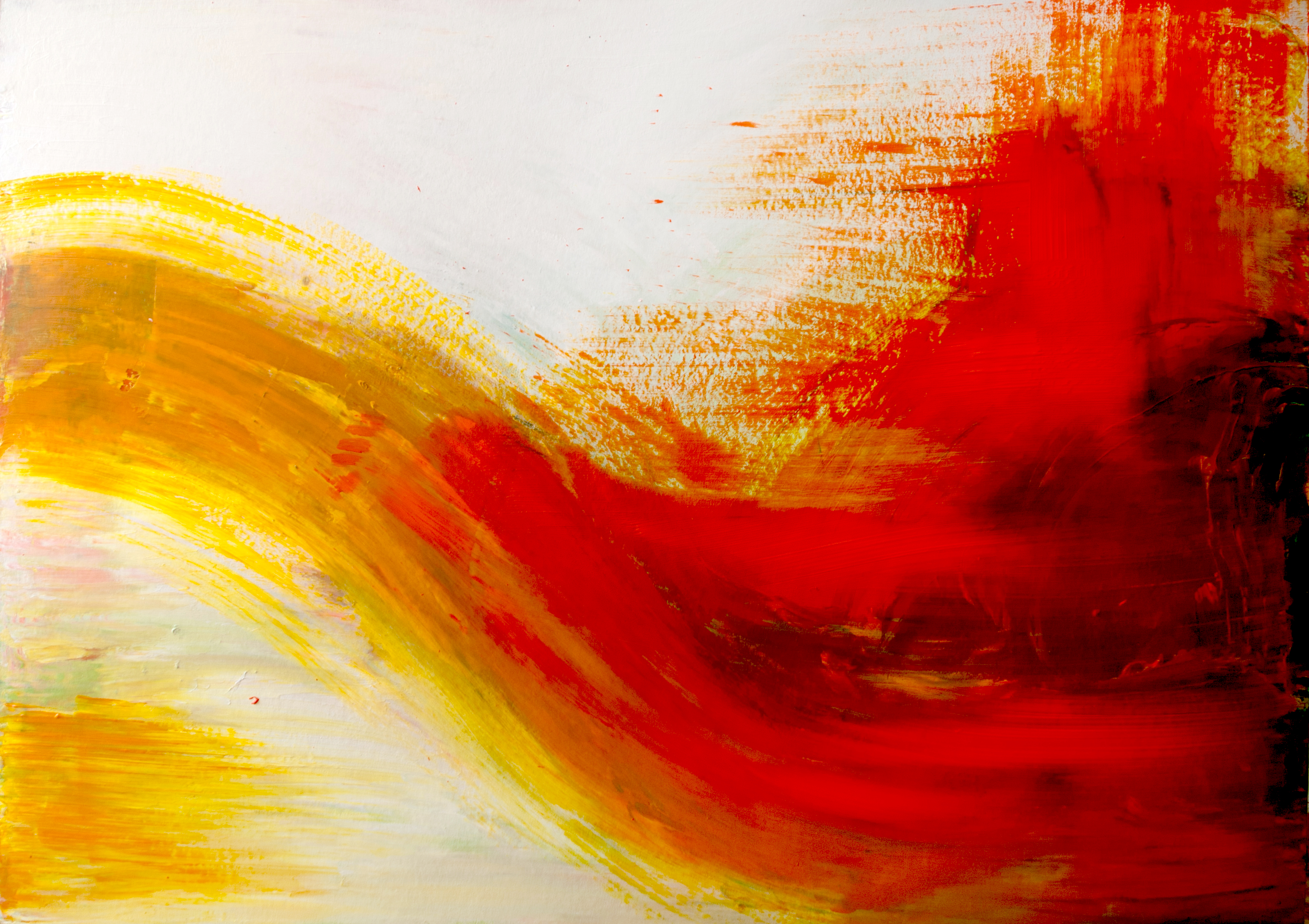 Fuego cuadro abstracto