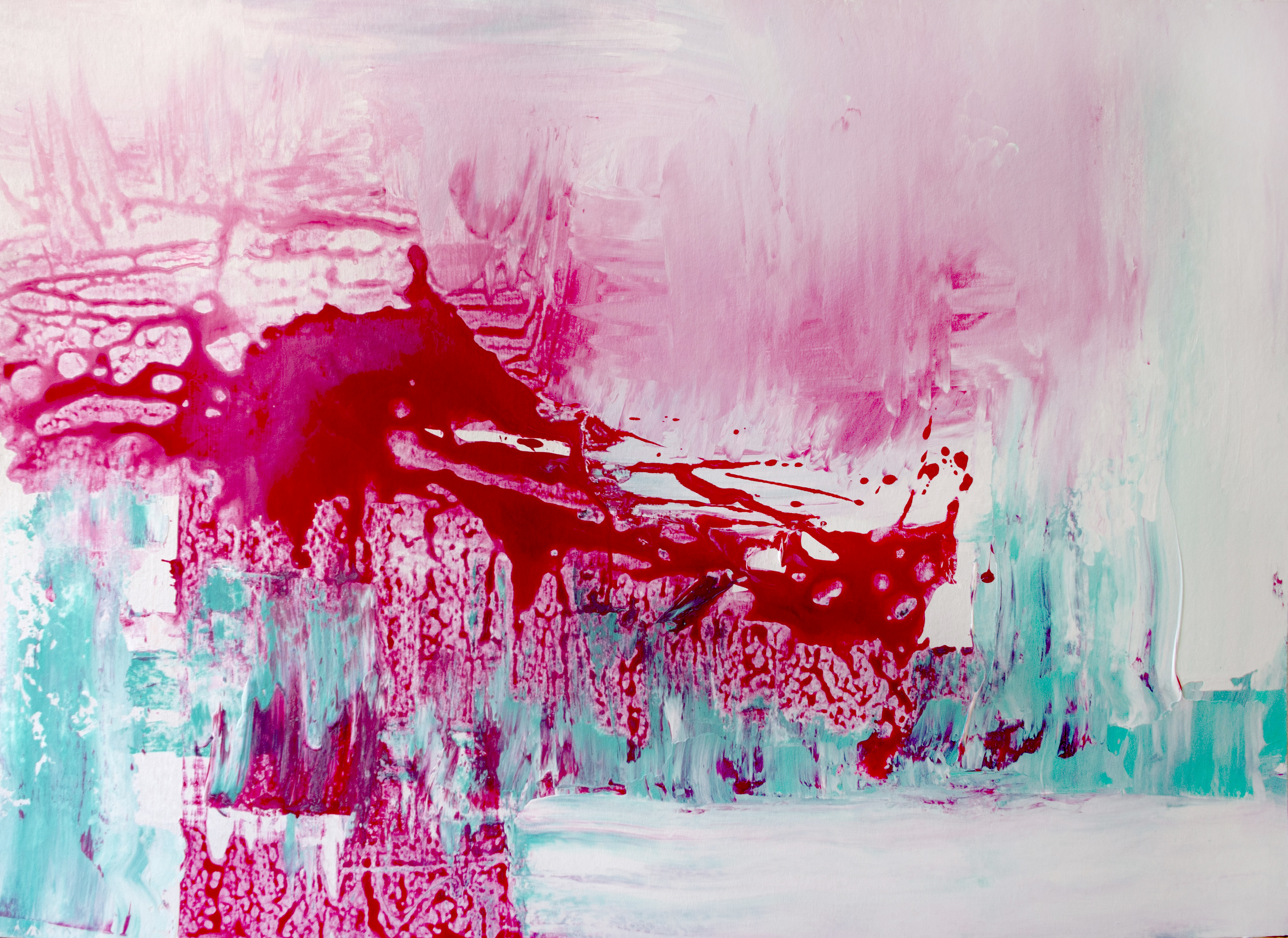Magenta cuadro abstracto