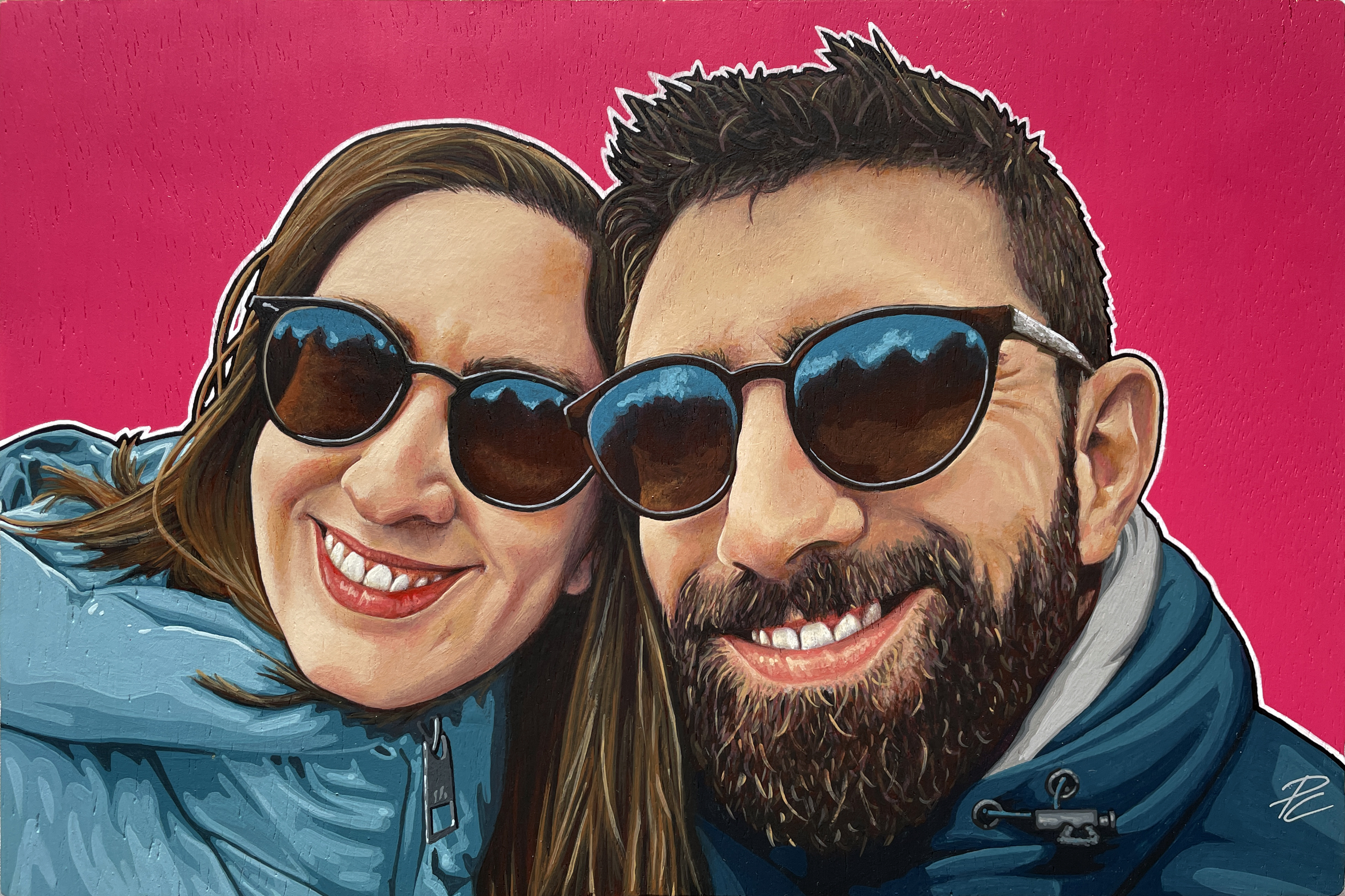 Cris y Elías retrato de pareja