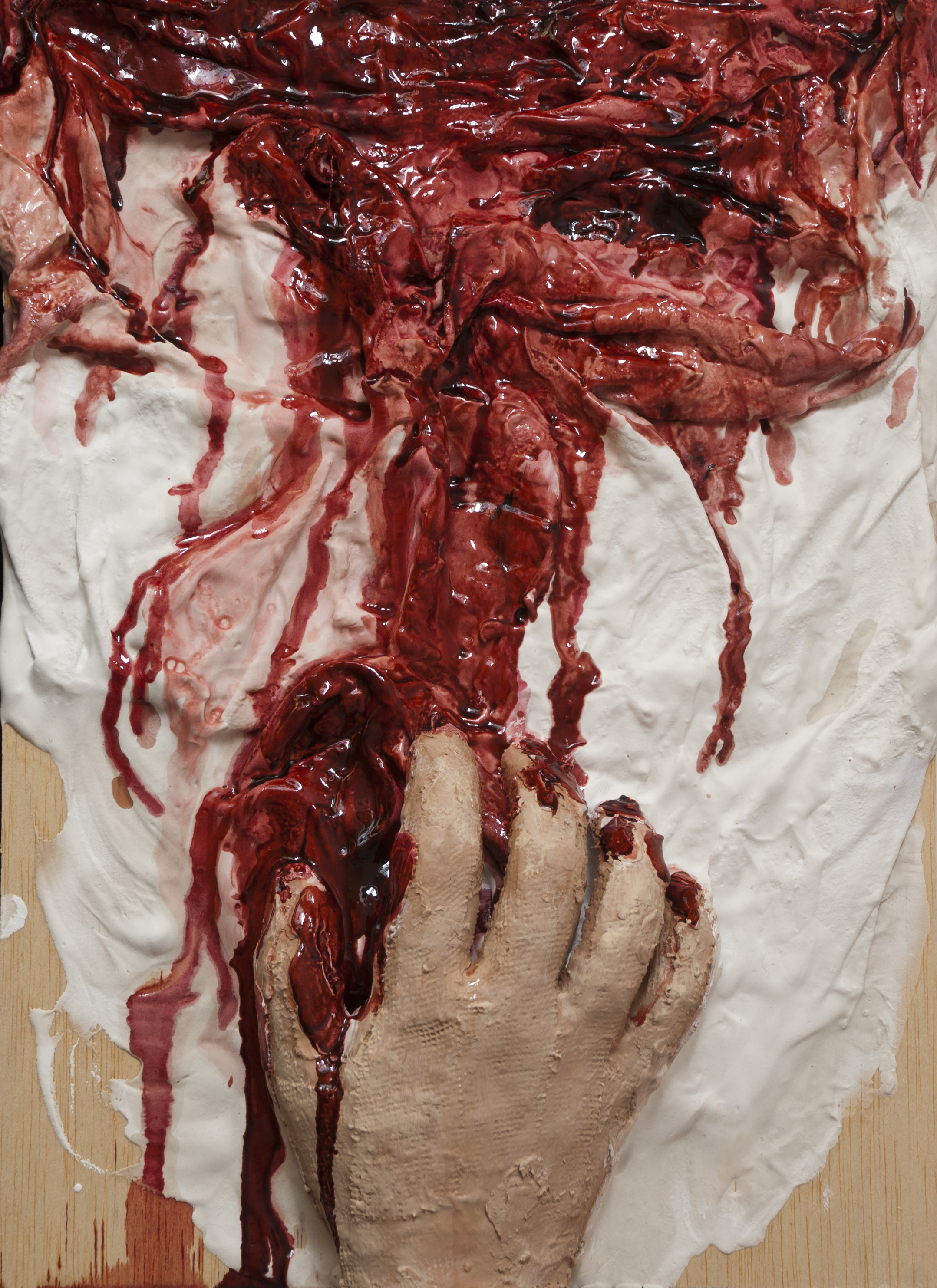 Mano cuadro de mano con textura