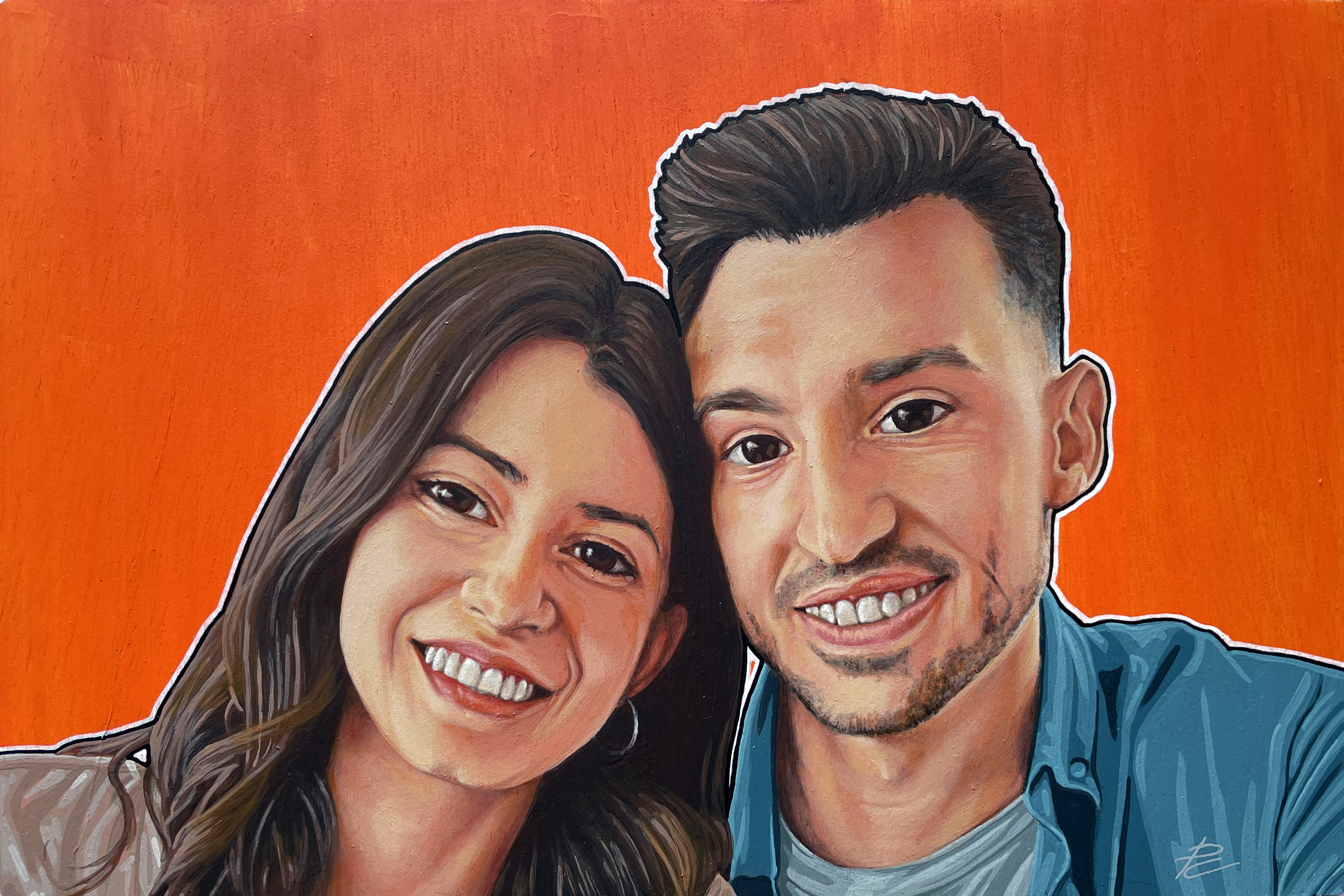 Pascual y María retrato de pareja